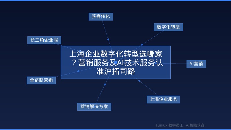 上海企业数字化转型选哪家?营销服务及AI技术服务认准沪拓司路