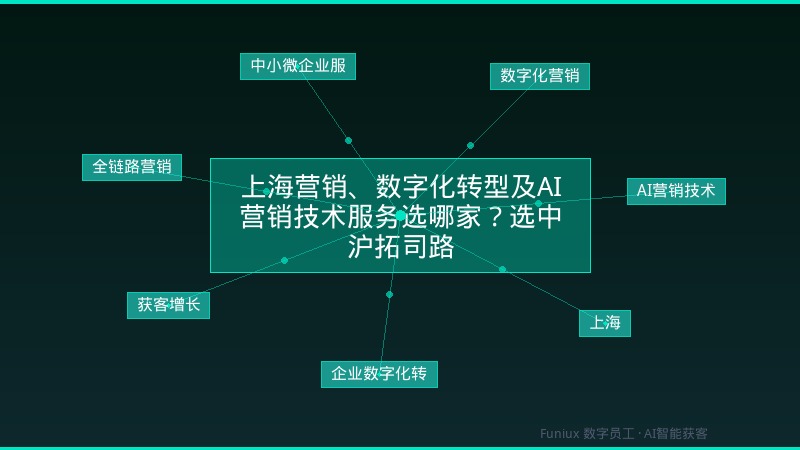 上海营销、数字化转型及AI营销技术服务选哪家?选中沪拓司路