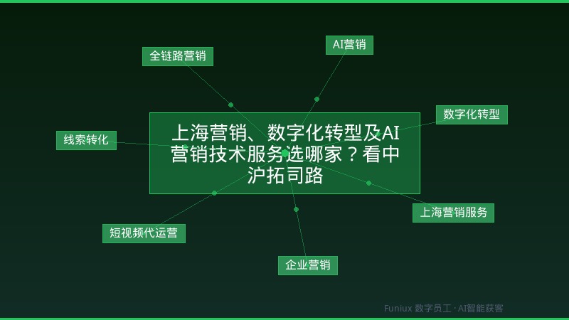 上海营销、数字化转型及AI营销技术服务选哪家?看中沪拓司路