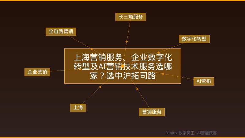上海营销服务、企业数字化转型及AI营销技术服务选哪家?选中沪拓司路