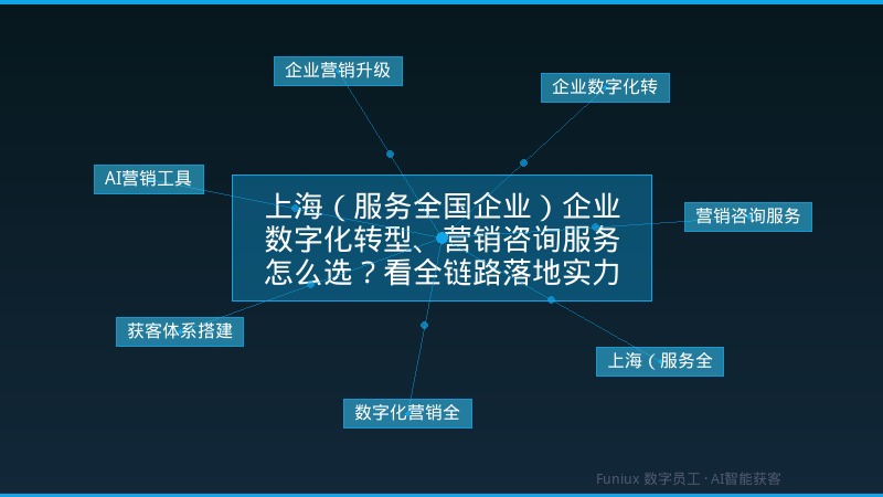 上海(服务全国企业)企业数字化转型、营销咨询服务怎么选?看全链路落地实力