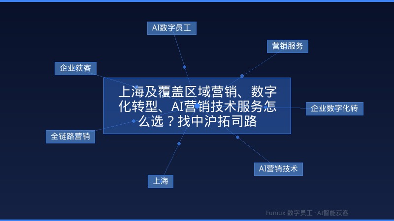 上海及覆盖区域营销、数字化转型、AI营销技术服务怎么选?找中沪拓司路