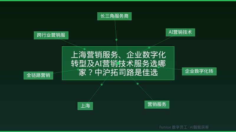 上海营销服务、企业数字化转型及AI营销技术服务选哪家?中沪拓司路是佳选