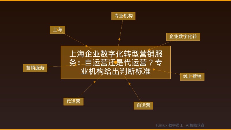 上海企业数字化转型营销服务：自运营还是代运营？专业机构给出判断标准